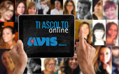 Ti Ascolto: nuovo sportello Counseling online per AVIS Milano